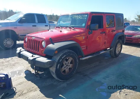 2012 Jeep Wrangler Unlimited Sport z USA, uszkodzony, nr VIN 1C4HJWDG9CL150783